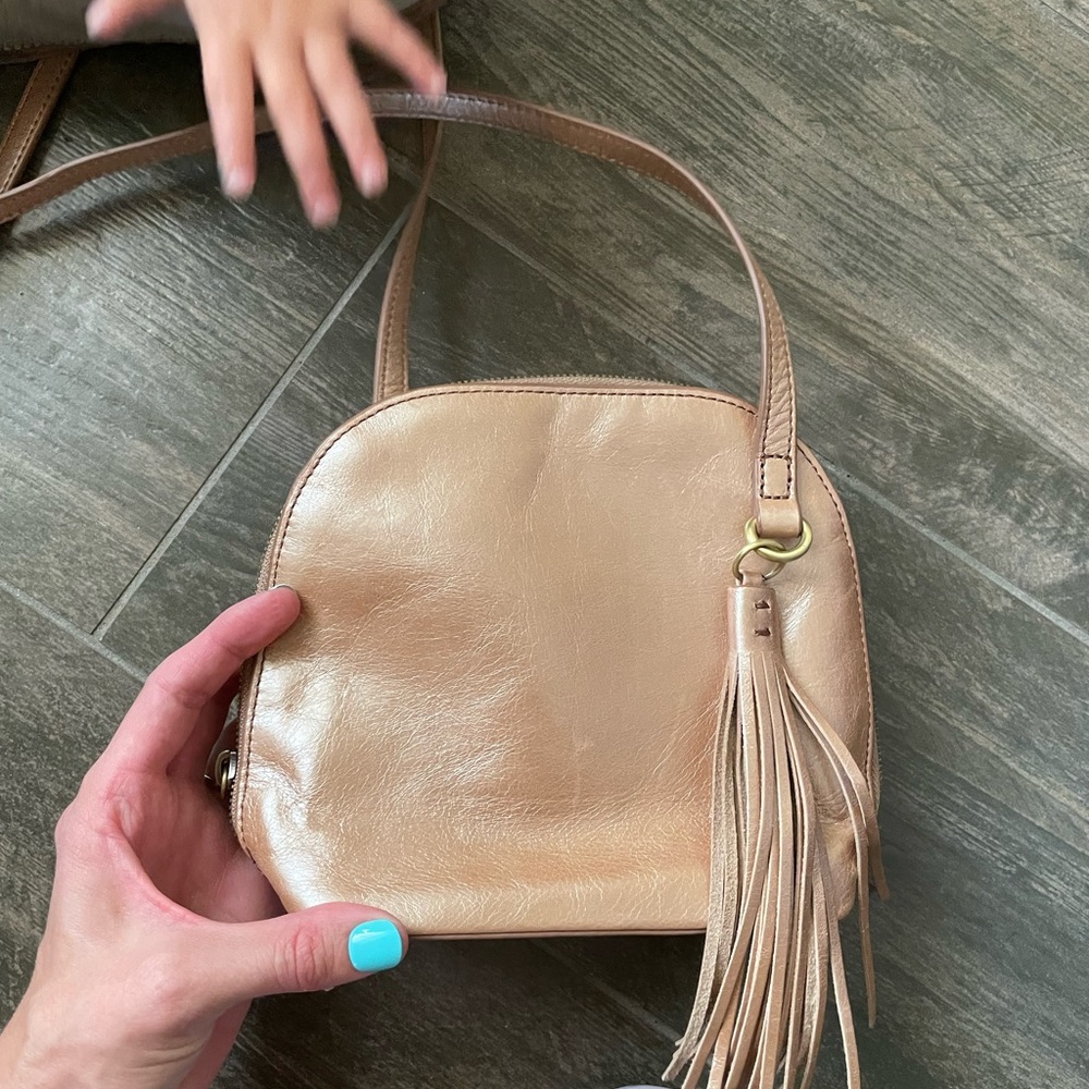 HOBO Crossbody Bag Rose Gold
